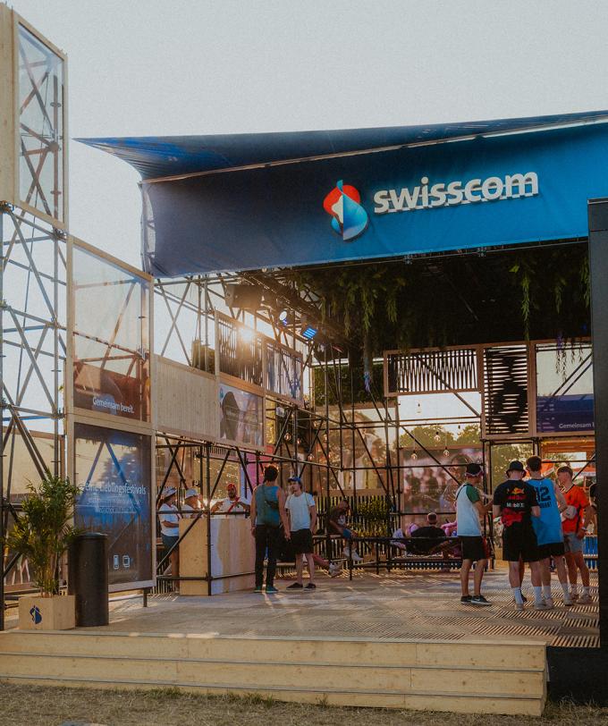 Festivalauftritt für Swisscom Music
